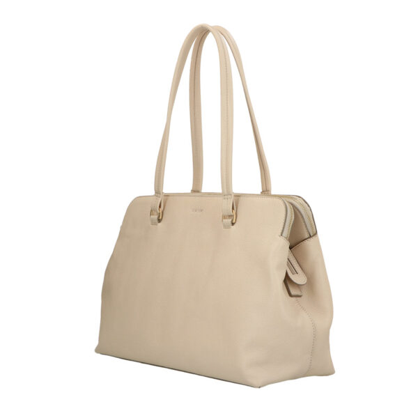 LouLou Essentiels Laptoptas Olivia Beige Gold