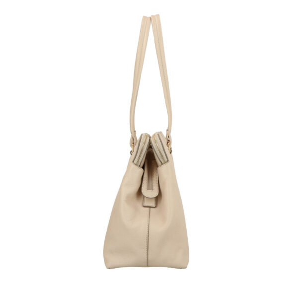 LouLou Essentiels Laptoptas Olivia Beige Gold