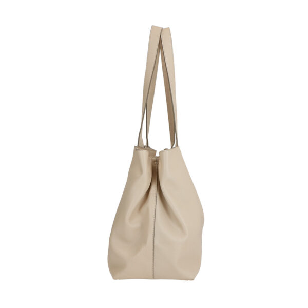 LouLou Essentiels Schoudertas Valerie Beige Gold