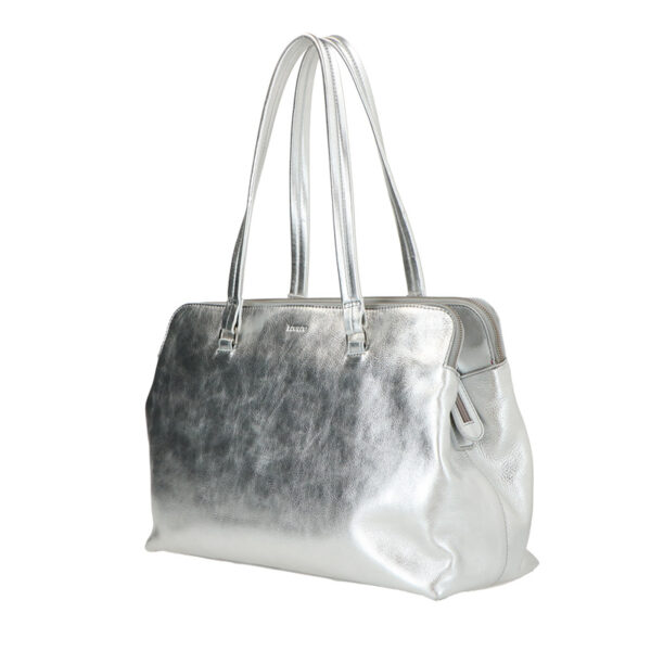 LouLou Essentiels Laptoptas Olivia Silver Silver