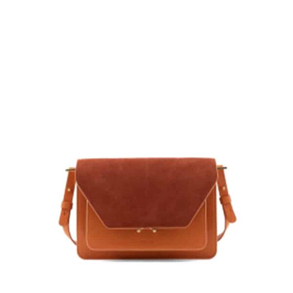 The Sticky Sis Club Satchel | La Promenade | Ton Sur Ton | Croissant Brown