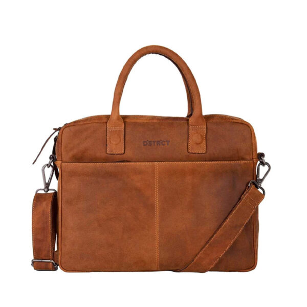 DSTRCT Wall Street 15" Laptop Bag Cognac
