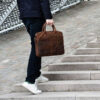 DSTRCT Wall Street 15" Laptop Bag Cognac