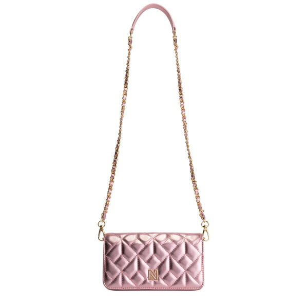 NIKKIE Abby Metallic Bag Fondant
