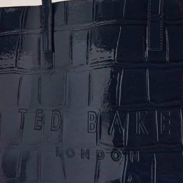 Ted Baker Croccon Croc Detail Large Icon Dark Blue