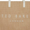Ted Baker Pallmer Faux Raffia Large Icon Bag Ecru