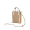 Ted Baker Paulii Faux Raffia Mini Icon Bag Ecru