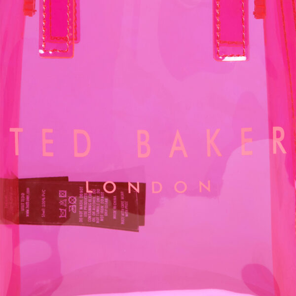 Ted Baker Sheacon Transparent Nano Icon Bag Bright Pink