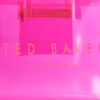 Ted Baker Sheakon Transparent Extra Large Icon Bag Bright Pink