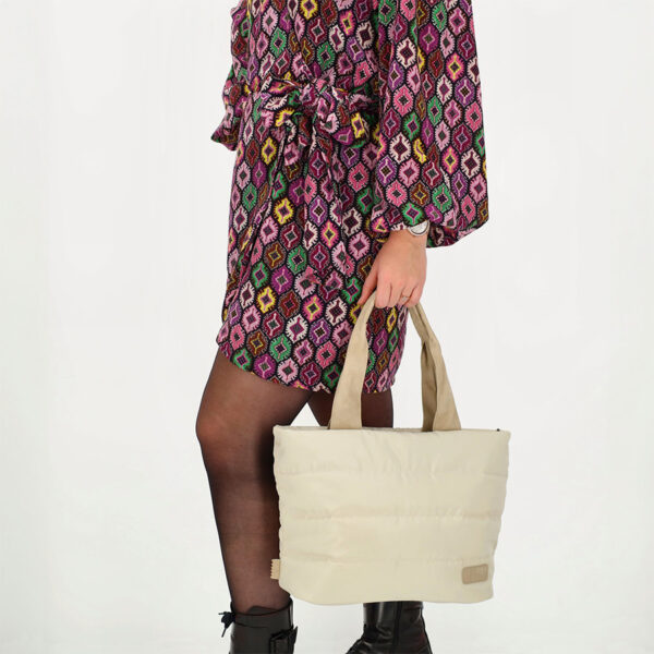 Zebra Elske Shopper M Creme