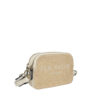 Ted Baker Stelio Branded Webbing Faux Raffia Camera Bag Ecru