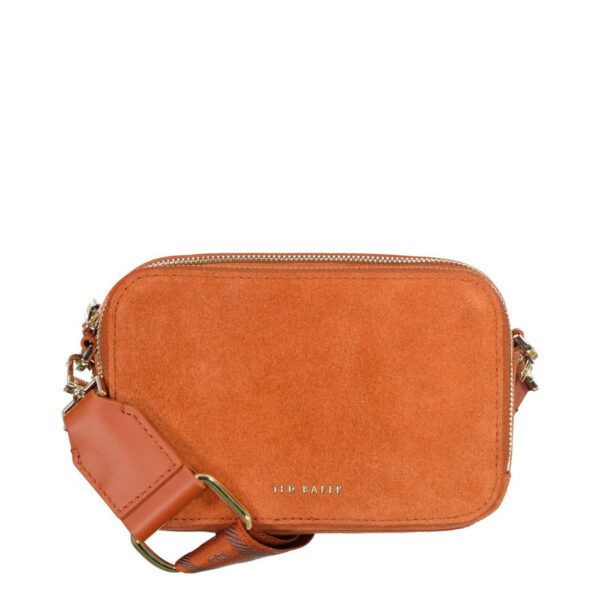 Ted Baker Stunnas Branded Webbing Mini Camera Bag Brown