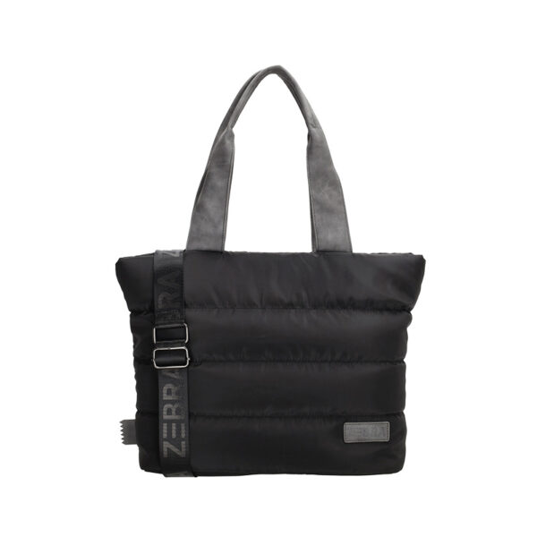 Zebra Elske Shopper M Zwart