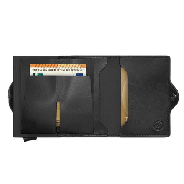Prowallet Pasjeshouder Zipper Deluxe Black