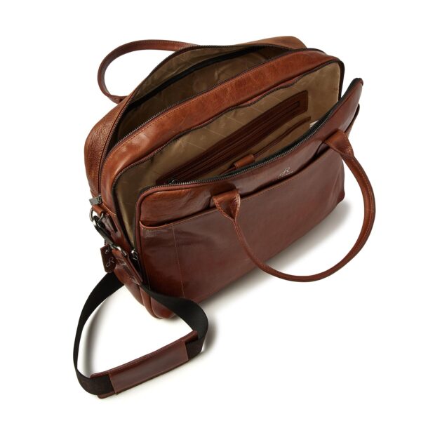 dR Amsterdam Werktas Milan Cognac