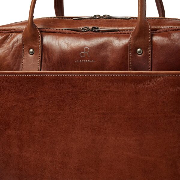 dR Amsterdam Werktas Milan Cognac