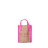 Ted Baker Paulii Faux Raffia Mini Icon Bag Bright Pink