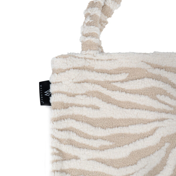 Wallabag Teddy Zebra Off White