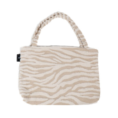 Wallabag Teddy Zebra Off White