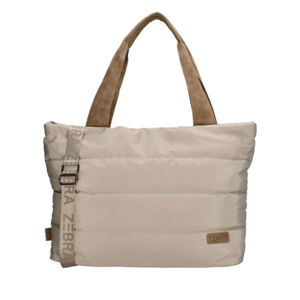 Zebra Elske Shopper L Lichttaupe